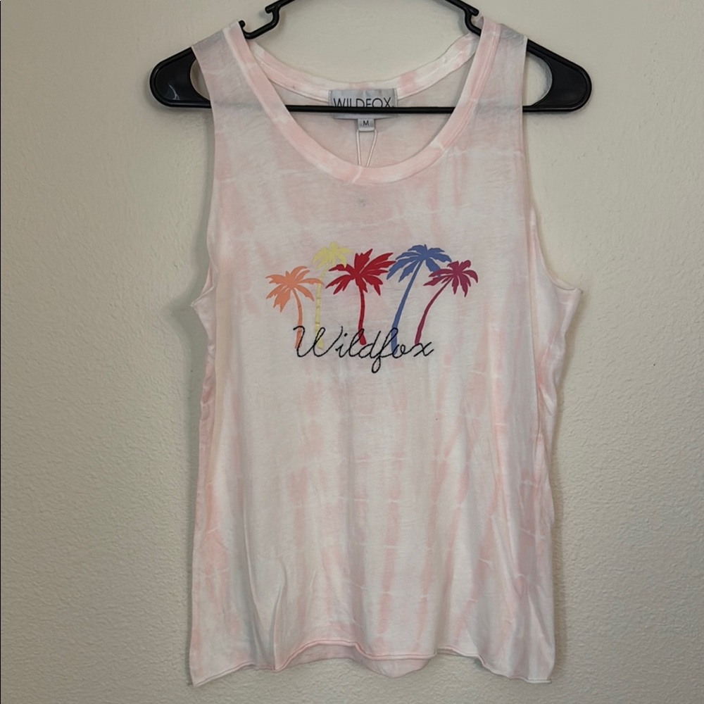 Wildfox Swinging Palms Muscle Tank